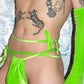 Velvet Tie Thong