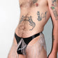 The Classic Vinyl Rhinestone Thong