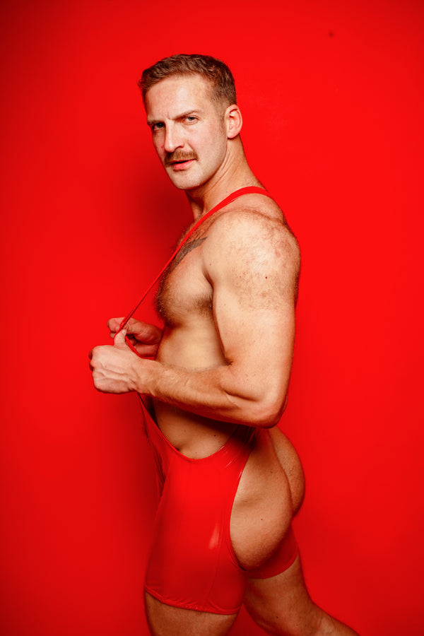 The Classic Red Tease Singlet