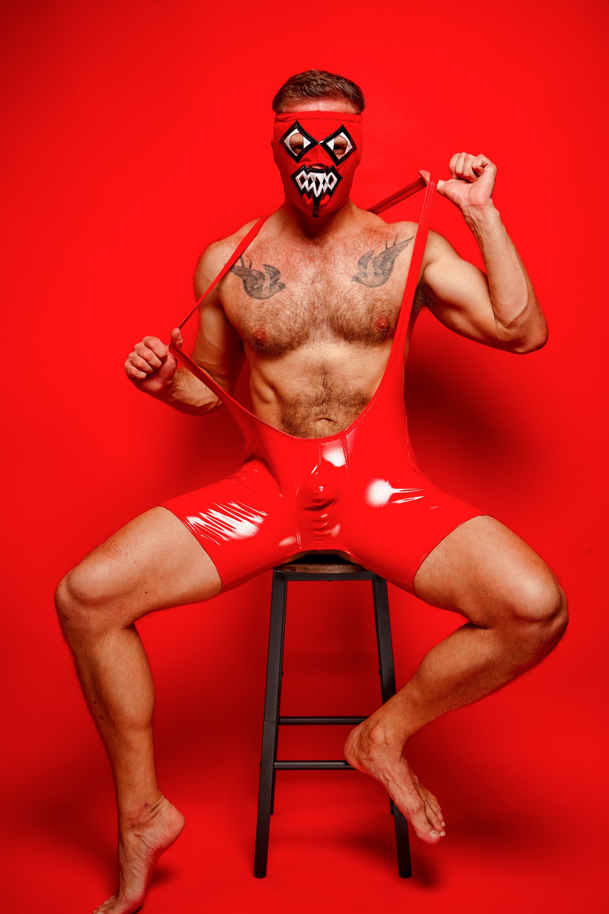 The Classic Red Tease Singlet