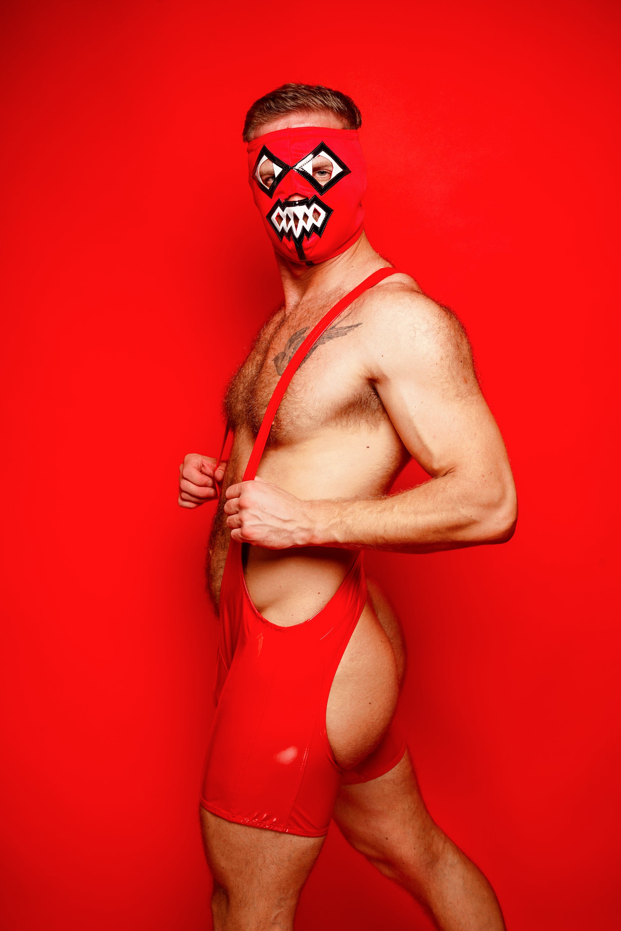 The Classic Red Tease Singlet