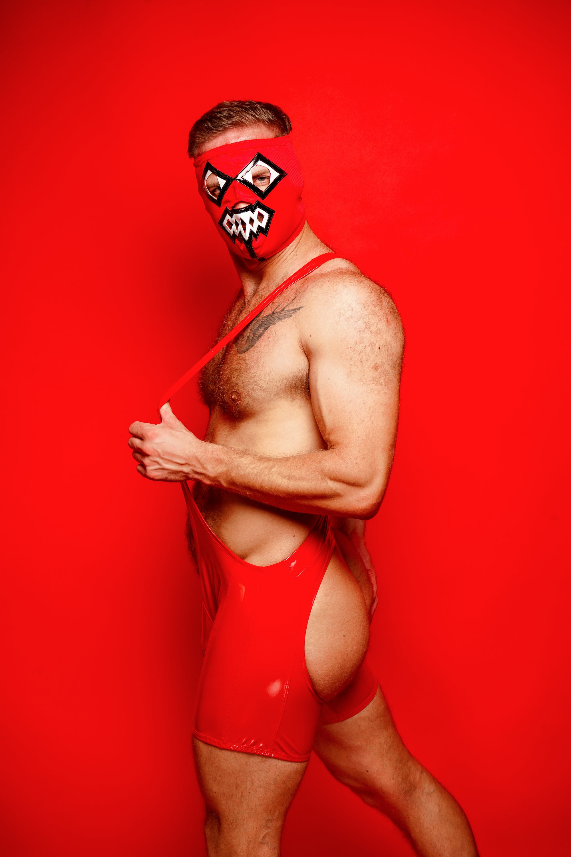 The Classic Red Tease Singlet