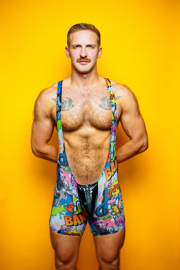 Popart Mesh Singlet