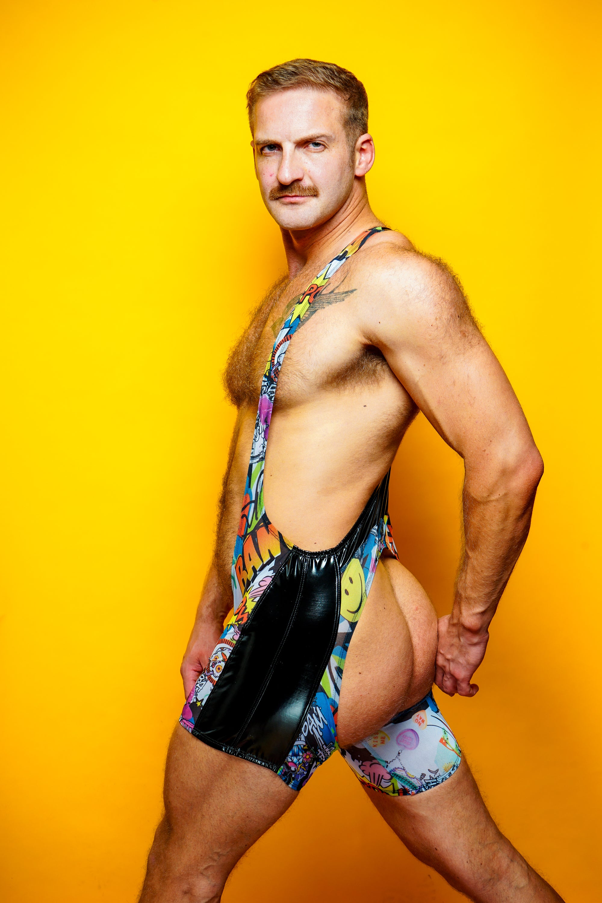 Popart Mesh Singlet