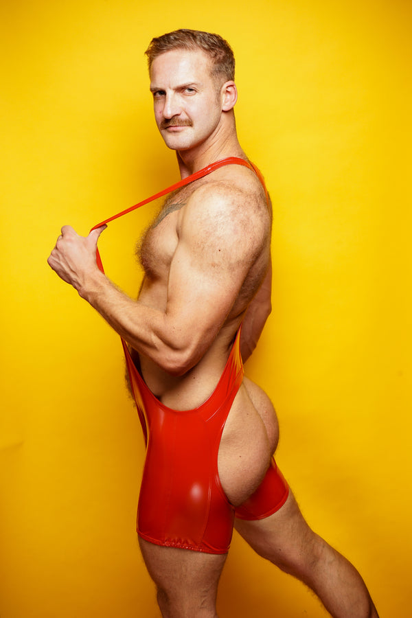 The Classic Red Tease Singlet