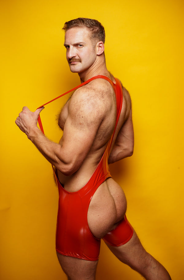 The Classic Red Tease Singlet