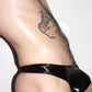 Itty Bitty Little Gay Boy Bikini - Black Reflective Vinyl