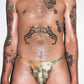 Blooming Tie Fringe Thong