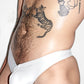 Itty Bitty Little Gay Boy Bikini - White Reflective Vinyl