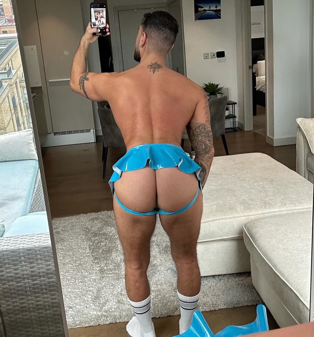 Blue Skirt Jock