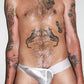 Itty Bitty Little Gay Boy Bikini - White Spandex