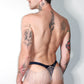 The Classic Vinyl Rhinestone Thong