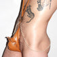 Blooming Floral Leather Pouch