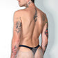 The Classic Vinyl Rhinestone Thong