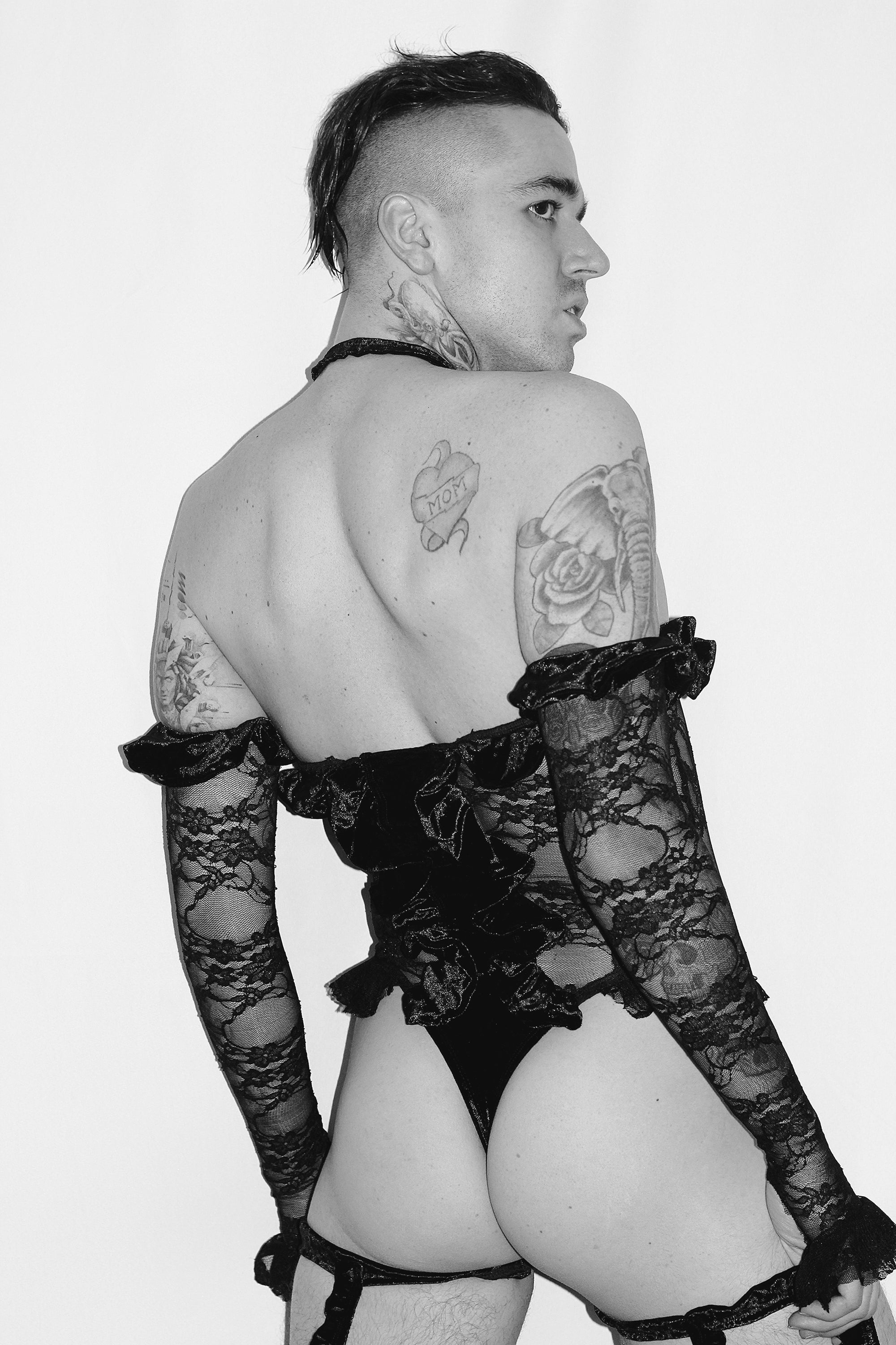 Black Lace Sleeves