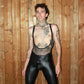 PROWL Leather Fringe Singlet