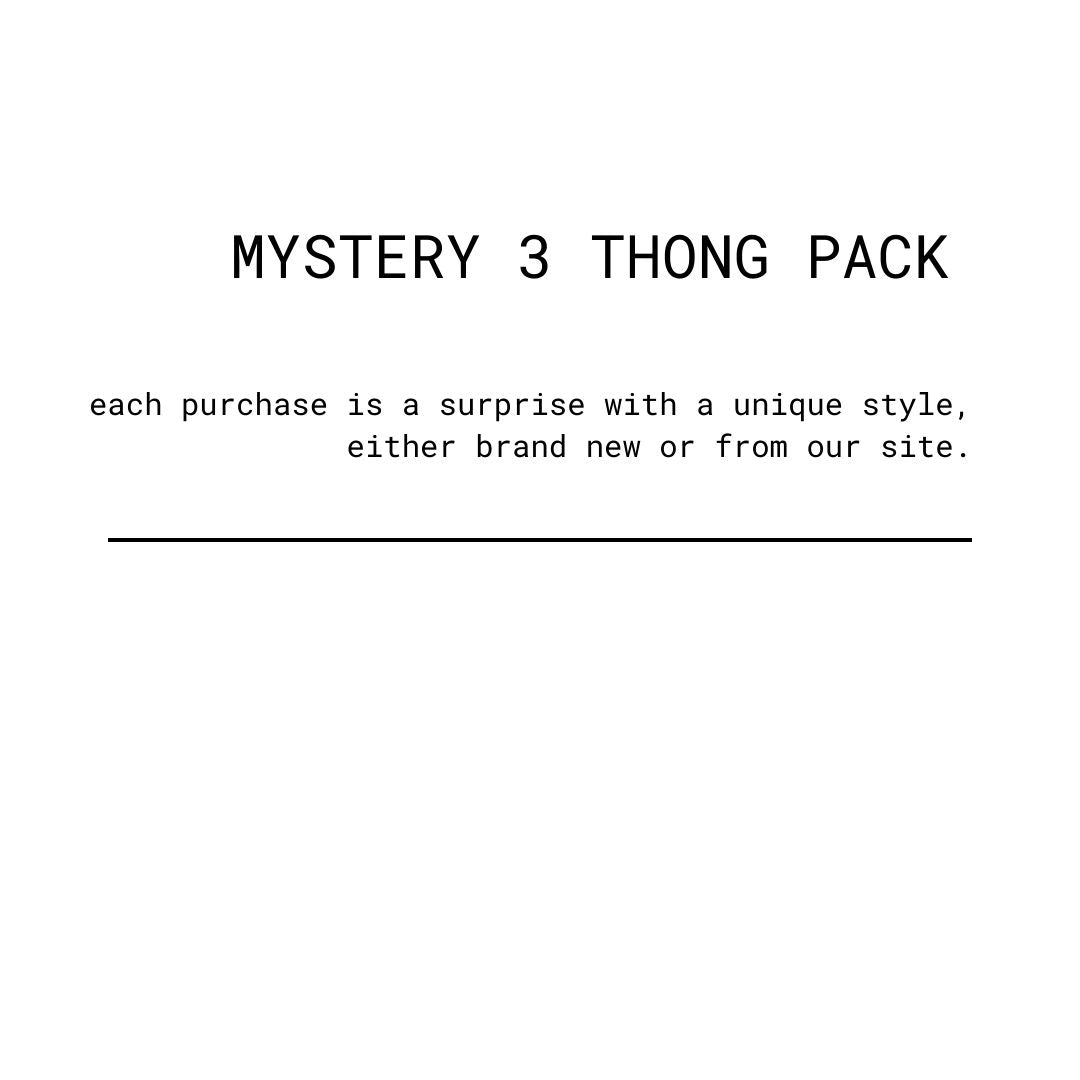 3 MYSTERY THONG PACK