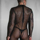 Mesh Glitter Catsuit