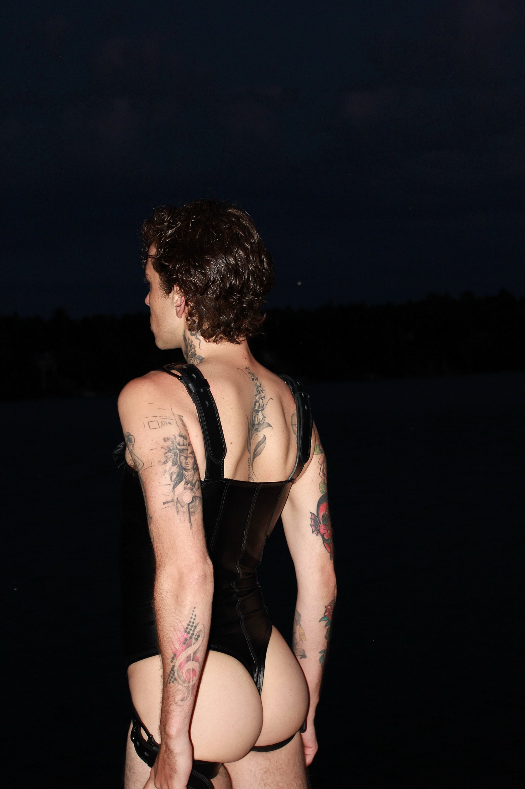 PROWL Leather Harness Bodysuit (customizable)