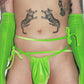 Velvet Tie Thong