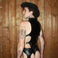 PROWL Leather Lace Up Bodysuit
