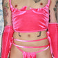 Velvet Tie Thong
