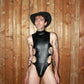 PROWL Leather Lace Up Bodysuit
