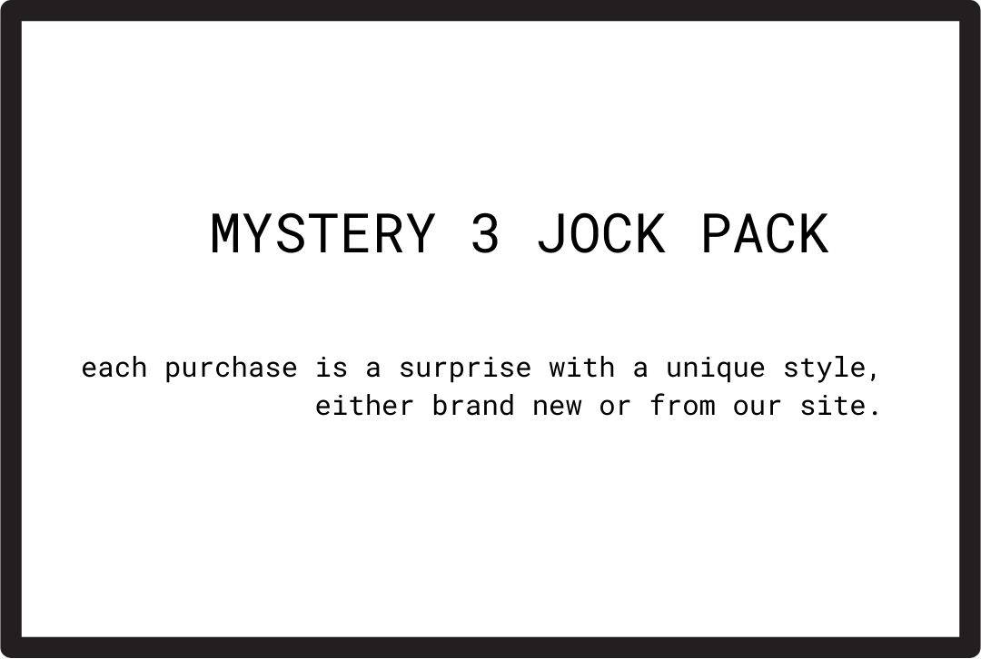 3 MYSTERY JOCK PACK