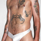 Itty Bitty Little Gay Boy Bikini - White Reflective Vinyl