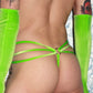 Velvet Tie Thong