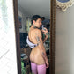 Baby Pink Vinyl Leg sleeves