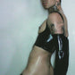 Black Vinyl Leg Sleeve