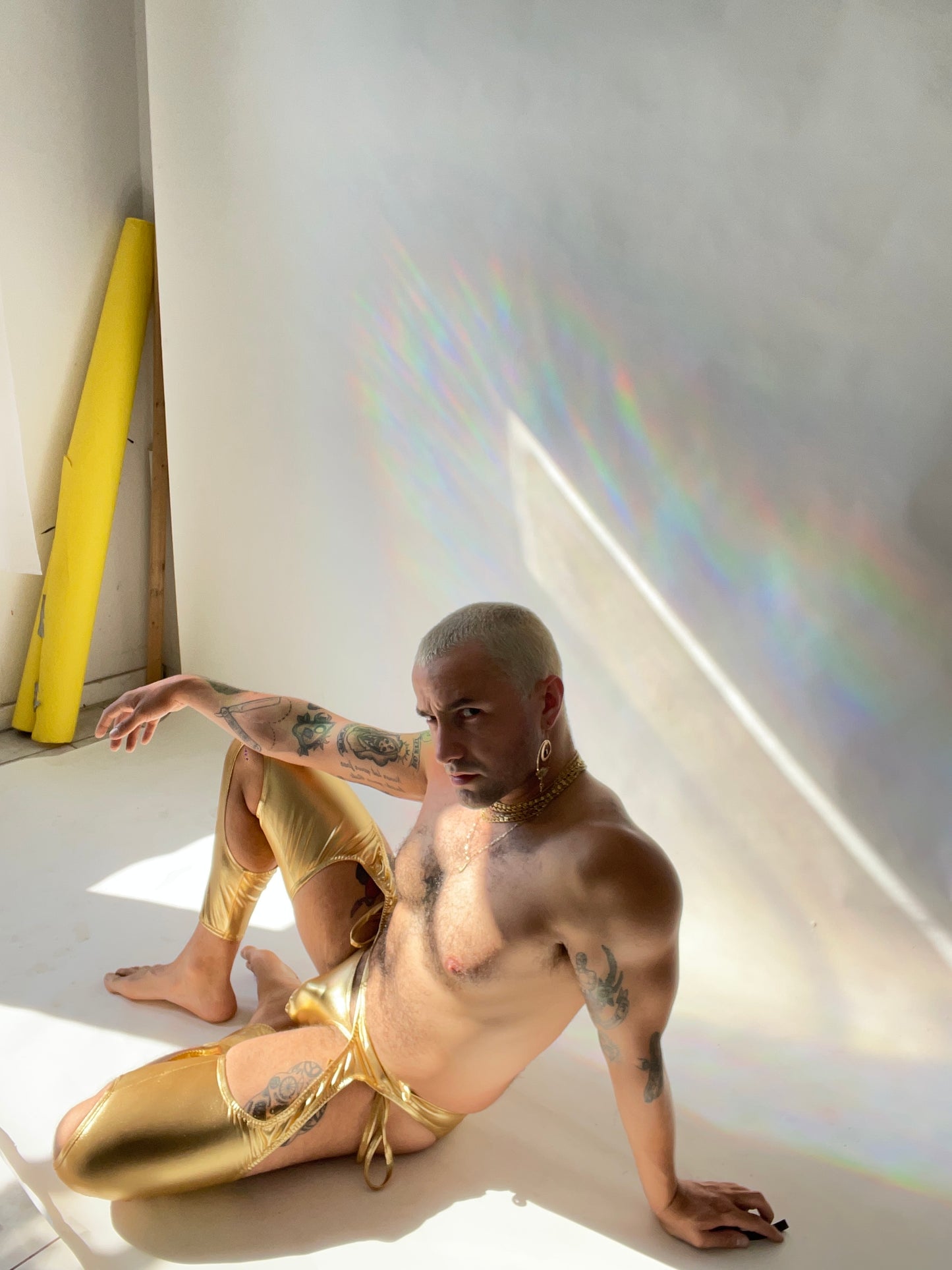 Gold Intergalactic Chaps