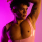 Baby Pink Vinyl Crop