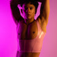 Baby Pink Vinyl Crop