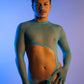 Teal Mesh Catsuit