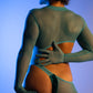 Teal Mesh Catsuit