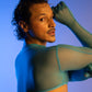 Teal Mesh Catsuit