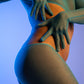 Teal Mesh Catsuit