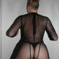 Mesh Glitter Catsuit