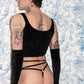 Velvet Tie Thong