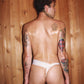 Itty Bitty Little Gay Boy Bikini - White Spandex