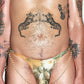 Blooming Tie Fringe Thong