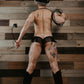 Matte Vinyl Fringe Thong