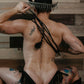 Matte Vinyl Fringe Thong