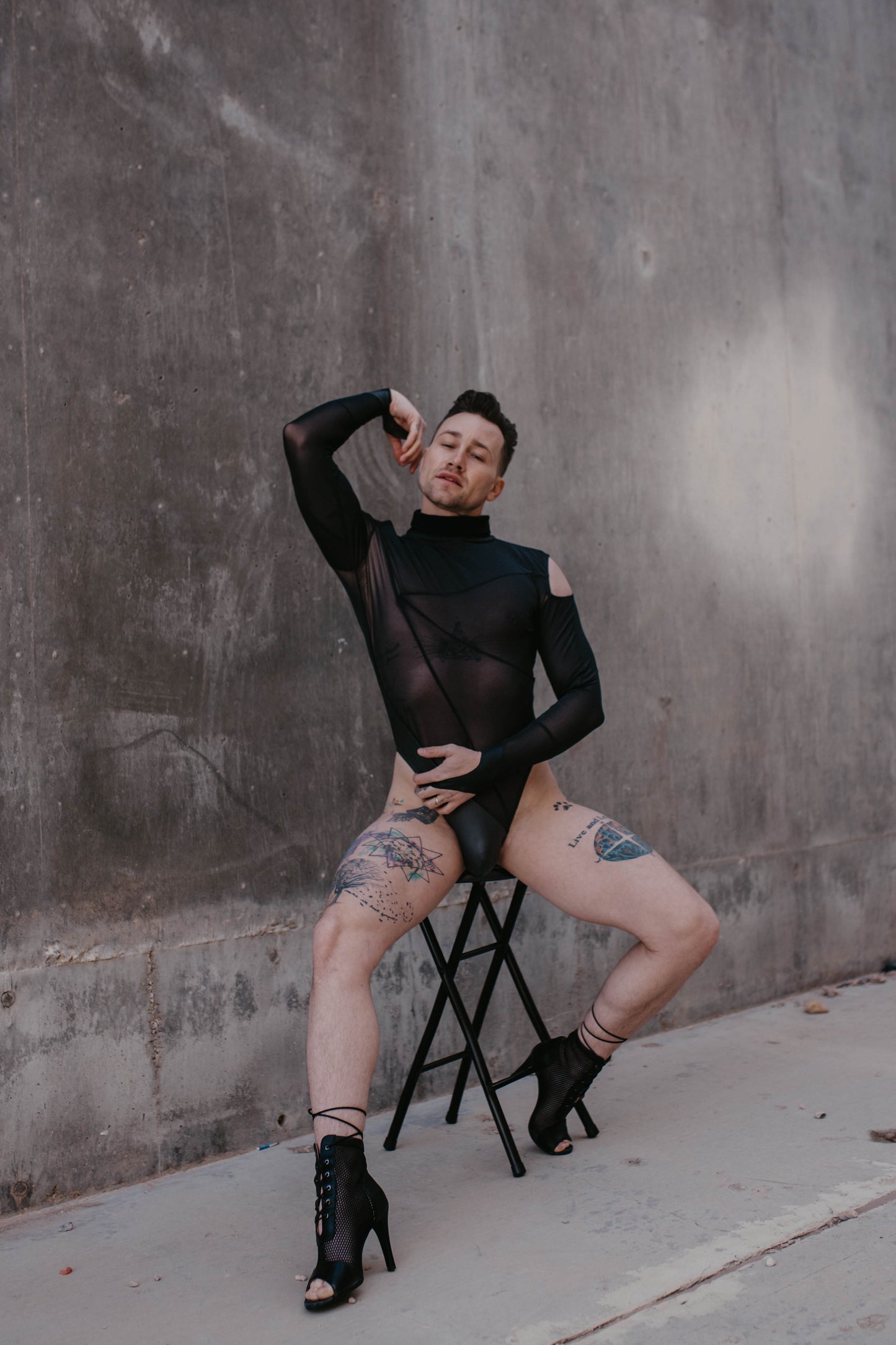 Mesh Matte Bodysuit
