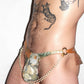 Blooming Tie Fringe Thong