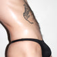 Itty Bitty Little Gay Boy Bikini - Black Spandex