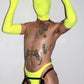 Yellow Spandex Thong