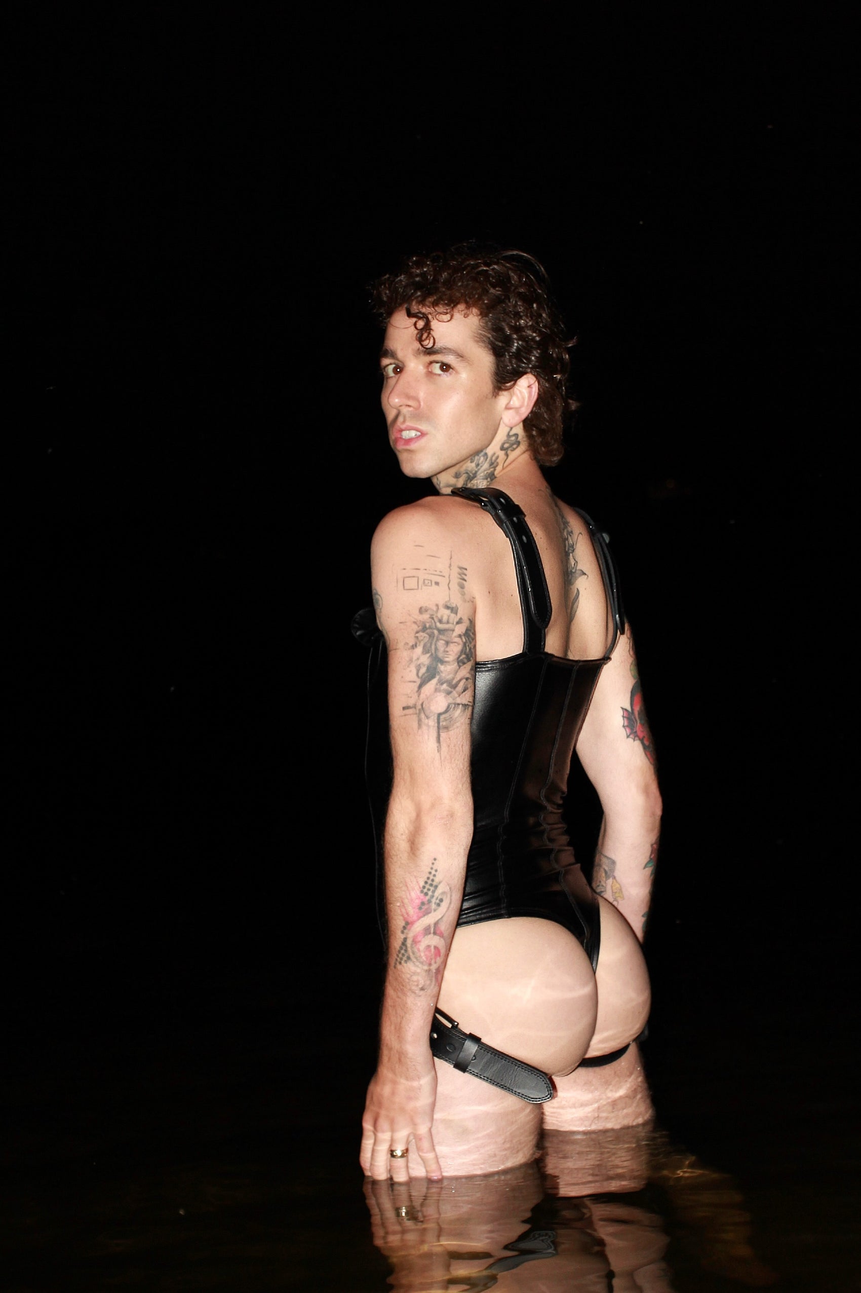 PROWL Leather Harness Bodysuit (customizable)